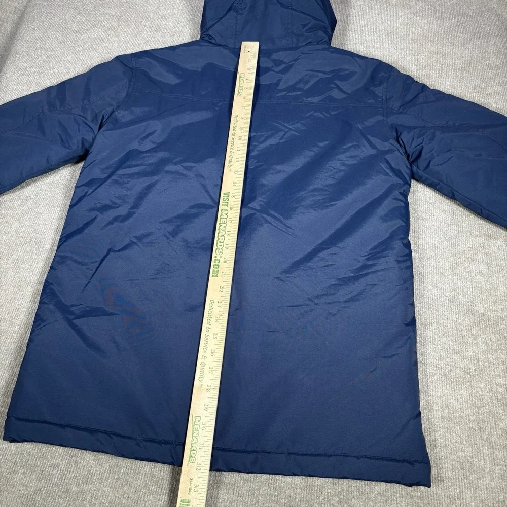 Adidas Columbus Blue Jackets Jacket Mens M Blue Padded Parka‎ Coat Logo New NWT